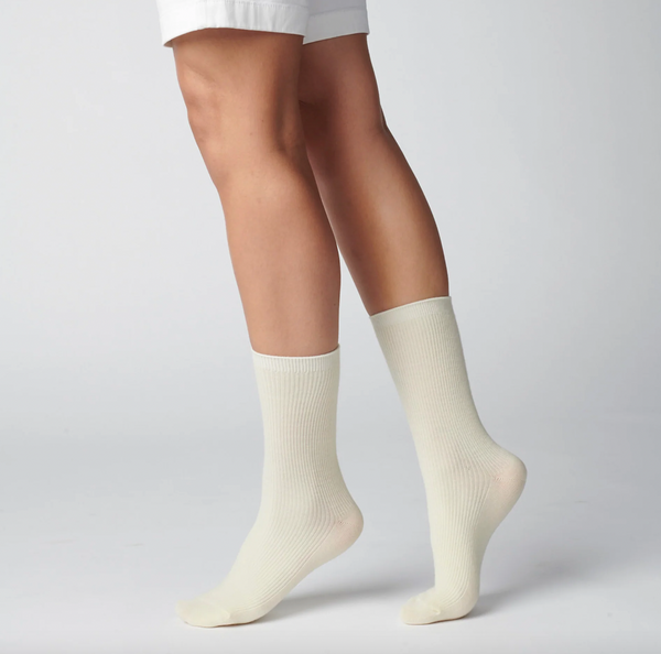 Hooray Sock Co - Everyday Wool Socks in Cream