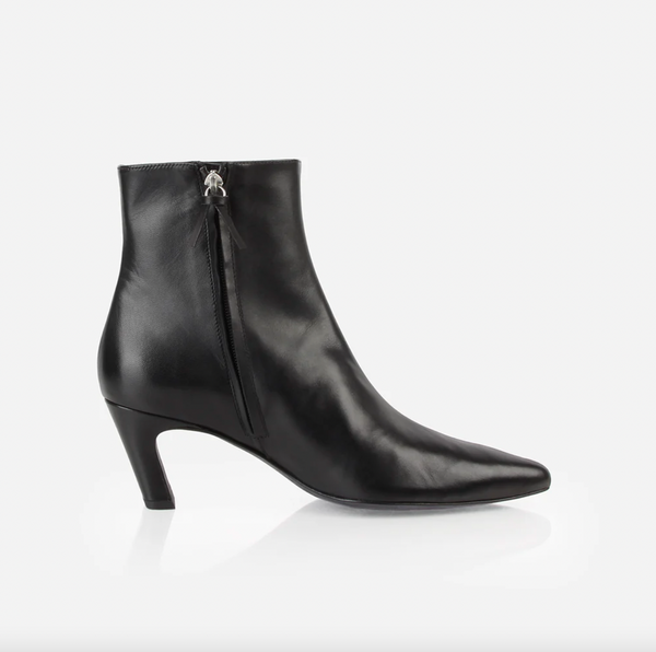 Poppy Barley - Toujours Boot in Black Leather