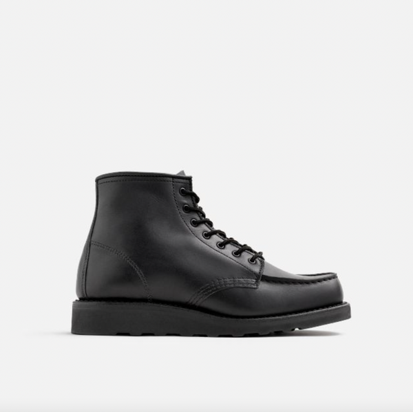 Red Wing - Moc Toe Leather Boot in Blackout