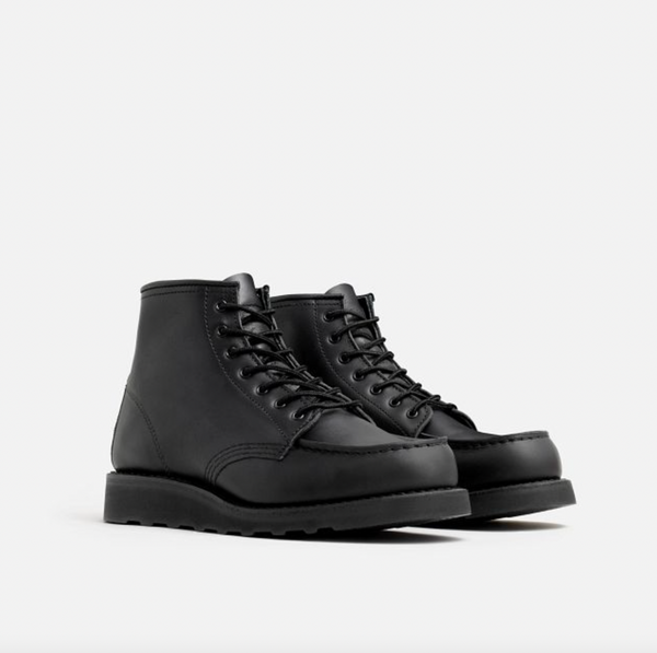 Red Wing - Moc Toe Leather Boot in Blackout