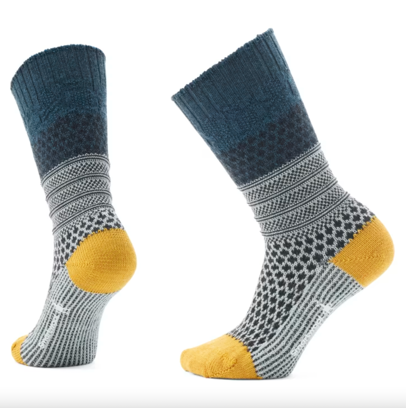 Smartwool - Socks with Mustard Toe & Heel