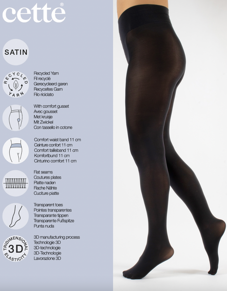 Cette - Opaque Tights in Black