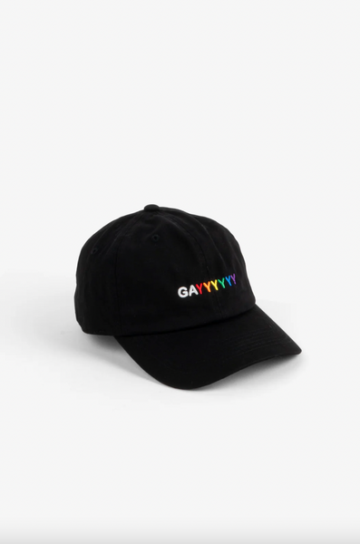 Intentionally Blank - GAYYYYYY Ball Cap in Black