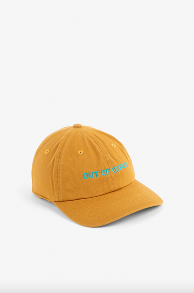 Intentionally Blank - OUT OF OFFICE Ball Cap in Mustard