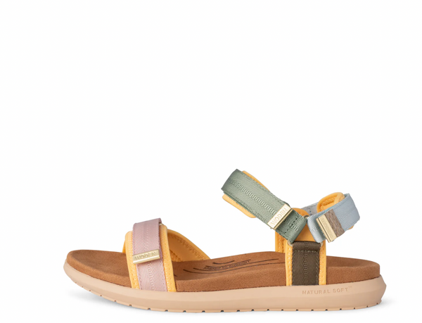 Woden - Line Lite Sandal in Algae Multi