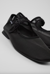Camper - Mary Janes in Black Mesh
