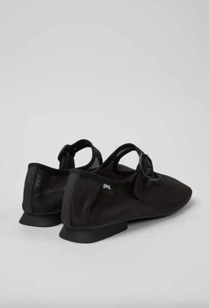 Camper - Mary Janes in Black Mesh
