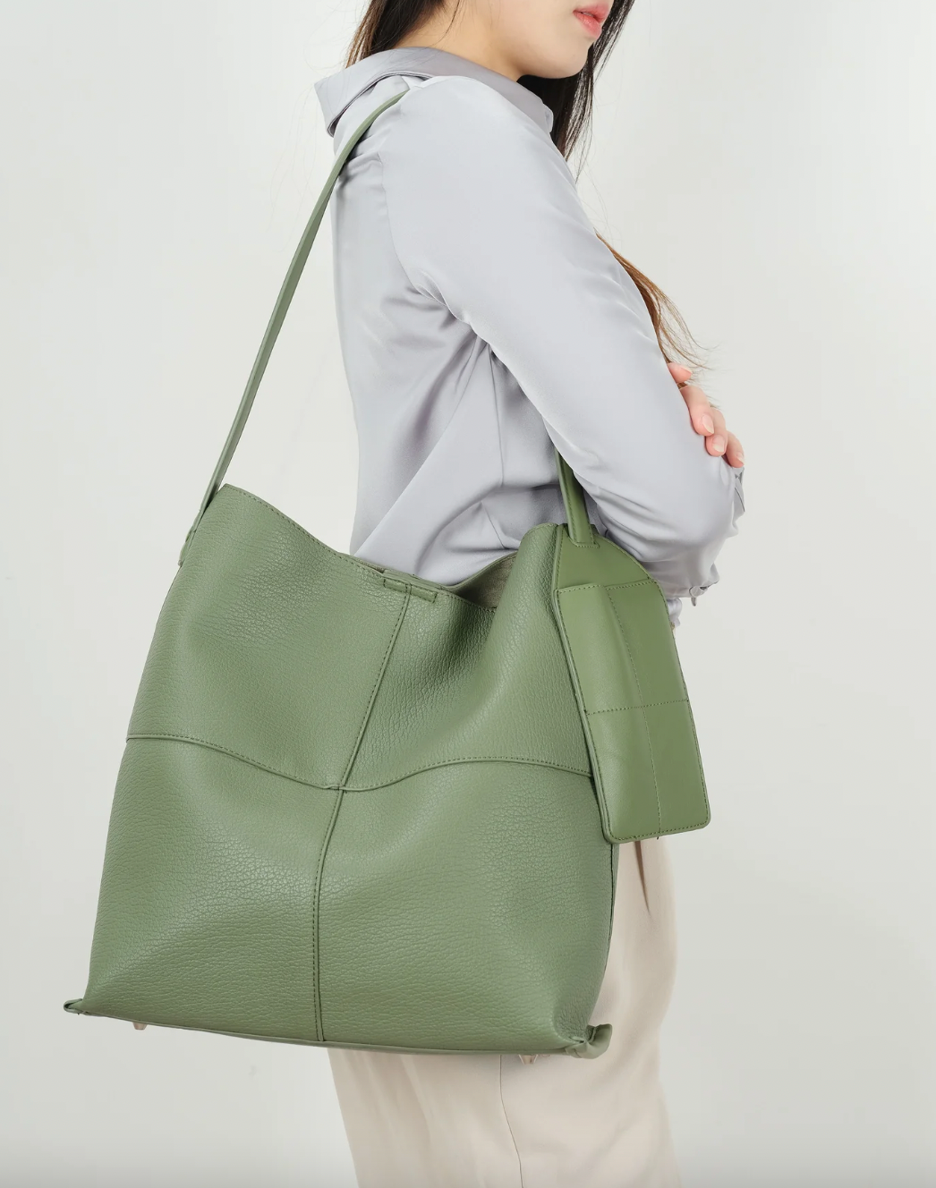 Co-Lab - Shoulder Tote in Fennel