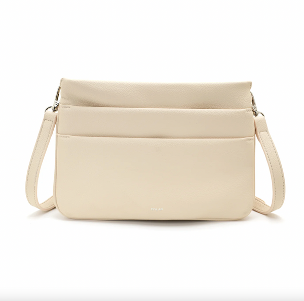 Co-Lab - Flat Crossbody Bag in Ecru
