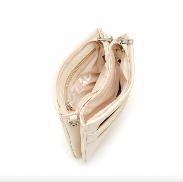 Co-Lab - Flat Crossbody Bag in Ecru