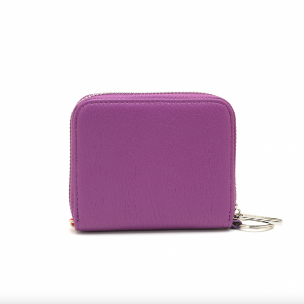 Co-Lab - Small Wallet with Keyring in Grape