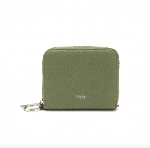 Co-Lab - Small Wallet with Keyring in Fennel