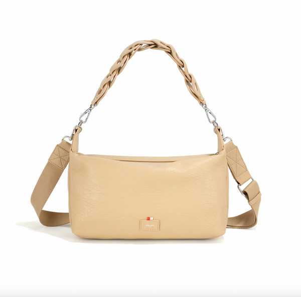 Co-Lab - Shoulder Bag with Crossbody Strap in Beige