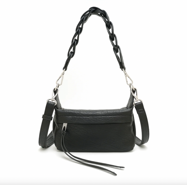 Co-Lab - Mini Shoulder Bag with Crossbody Strap in Black