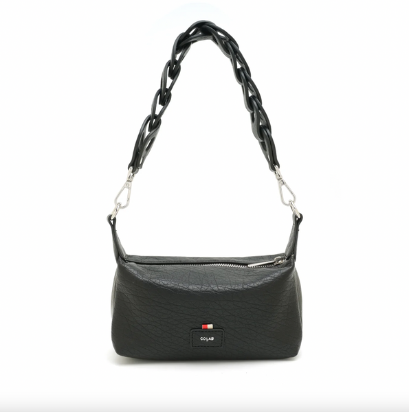 Co-Lab - Mini Shoulder Bag with Crossbody Strap in Black