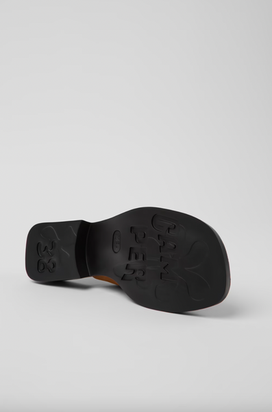 Camper - Slingback Sandal in Cognac Nubuck