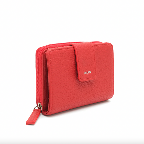 Co-Lab - Snap Wallet in Cherry
