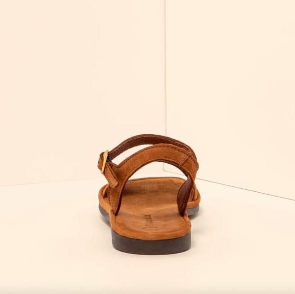 El Naturalista - Cuero Nubuck Sandal with Ankle Strap