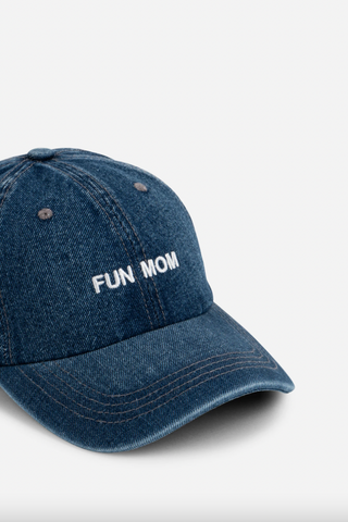 Intentionally Blank - FUN MOM Ball Cap in Denim