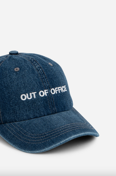 Intentionally Blank - OUT OF OFFICE Ball Cap in Denim