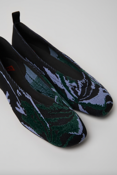 Camper - Ballet Flats in Textured Multi Print