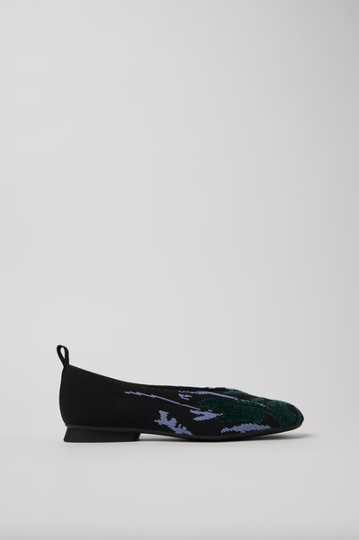 Camper - Ballet Flats in Textured Multi Print