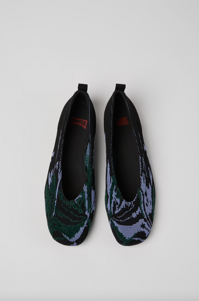 Camper - Ballet Flats in Textured Multi Print