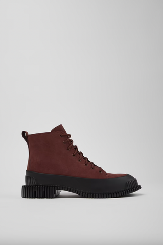 Camper -  Light Boot in Burgundy Nubuck