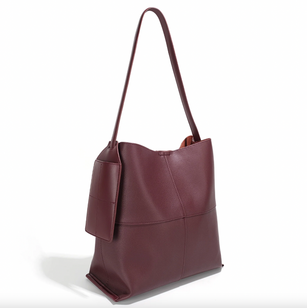 Co-Lab - Shoulder Tote in Pomegranate