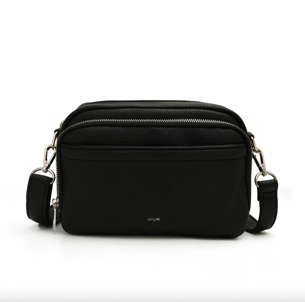 Co-Lab - Jordie Organizer Crossbody Bag in Black