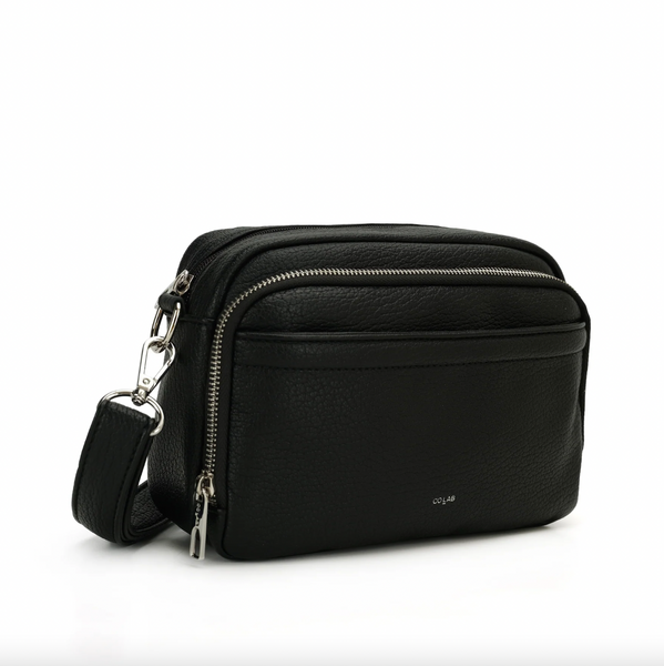 Co-Lab - Jordie Organizer Crossbody Bag in Black