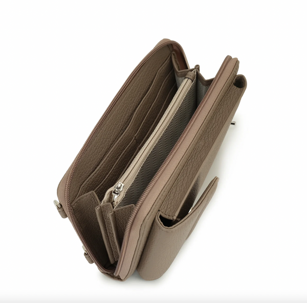 Co-Lab - Wallet Crossbody in Taupe