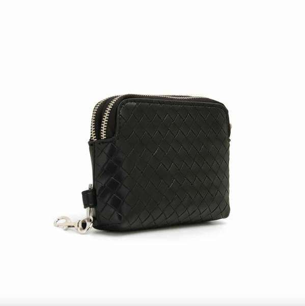Co-Lab - Woven Wallet in Black