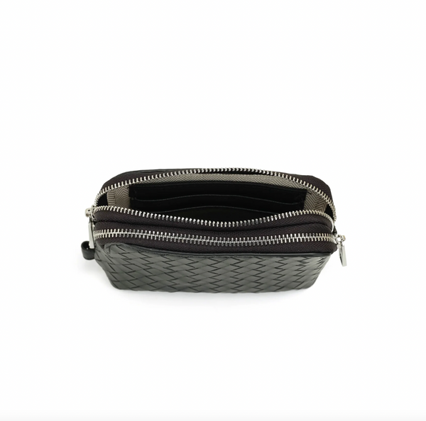 Co-Lab - Woven Wallet in Black