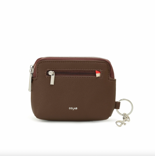 Co-Lab - Woven Wallet in Chocolate