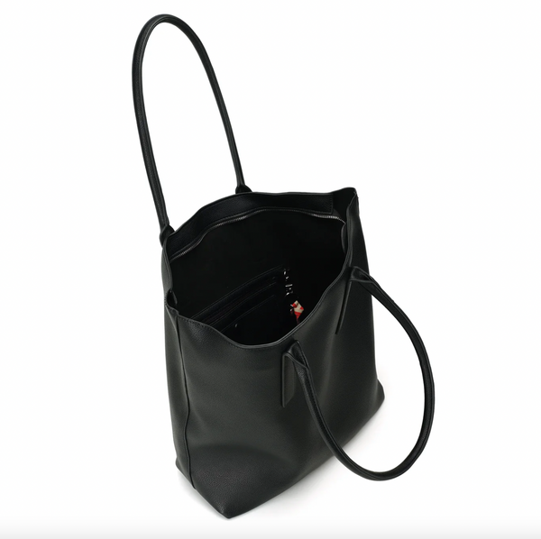 Co-Lab - Large Tote with Curved Handles in Black