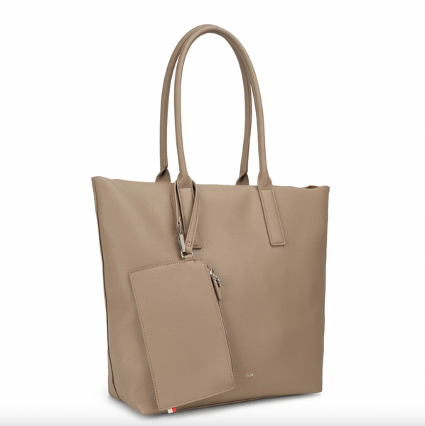 Co-Lab - Large Tote with Curved Handles in Taupe