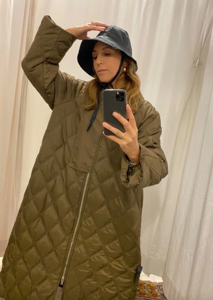 Small Lot - Waxed Rain Hat in Autumn Plaid