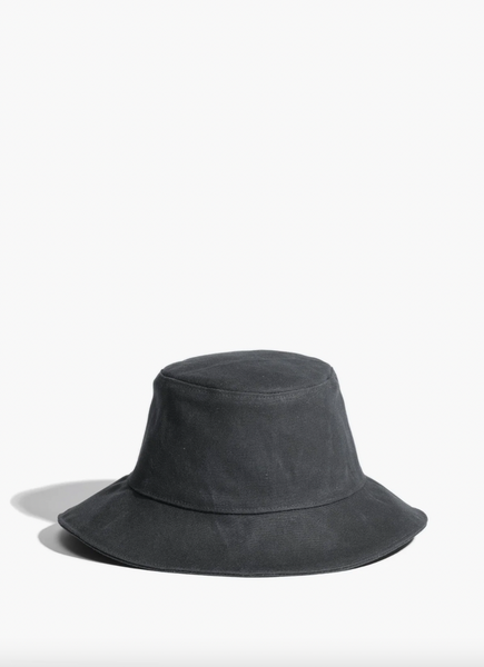 Small Lot - Waxed Canvas Bucket Hat in Black