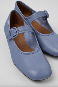 Camper - Mary Janes in Cornflower Blue Leather