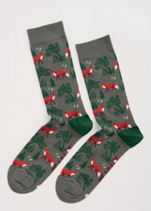 Seasalt Socks - Fox Bamboo Socks (Large)