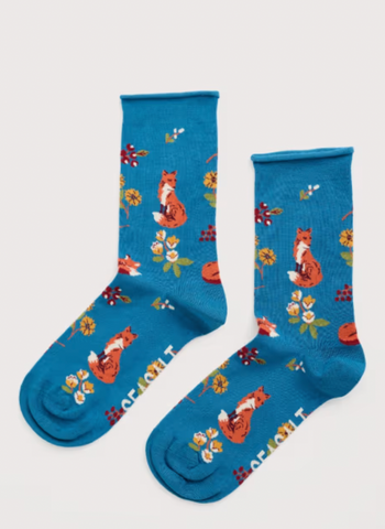 Seasalt Socks - Blue Fox Bamboo Socks