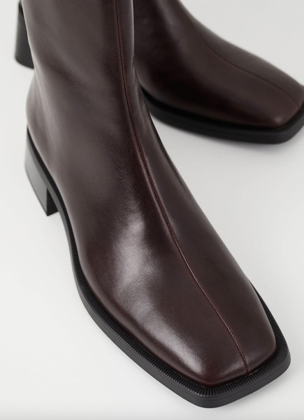 Vagabond Shoemakers - Blanca Short Boot in Chocolate Leather