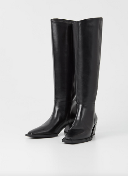 Vagabond Shoemakers - Tall Pull-On Boot in Black Leather