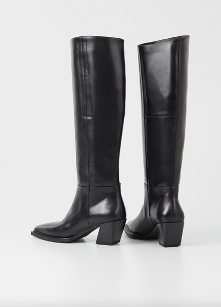 Vagabond Shoemakers - Tall Pull-On Boot in Black Leather