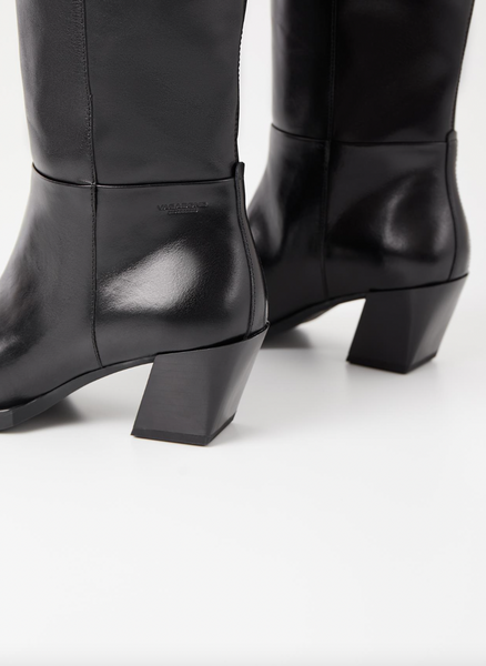 Vagabond Shoemakers - Tall Pull-On Boot in Black Leather