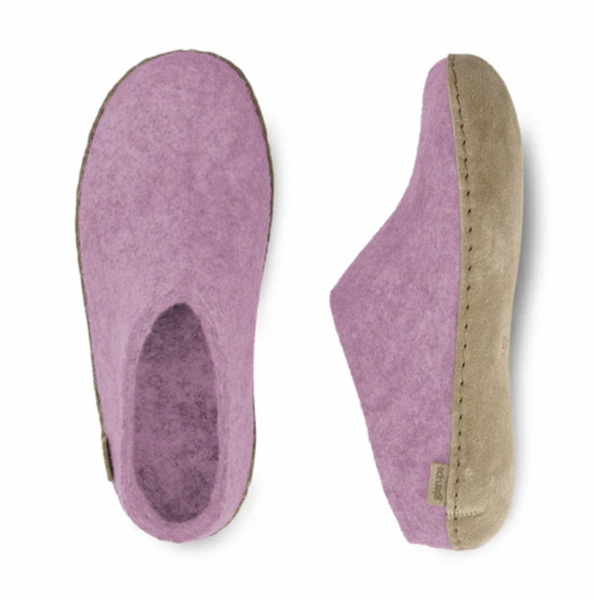 Glerups - Flower Open Heel Leather Sole