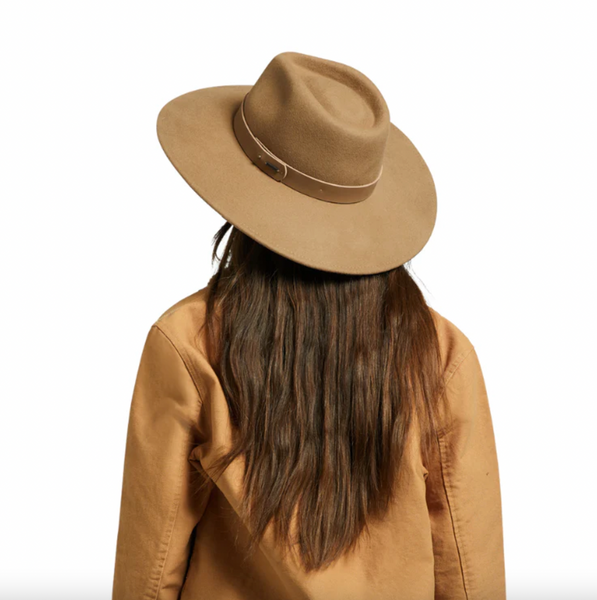 Brixton - Wool Felt Packable Hat in Washed Copper
