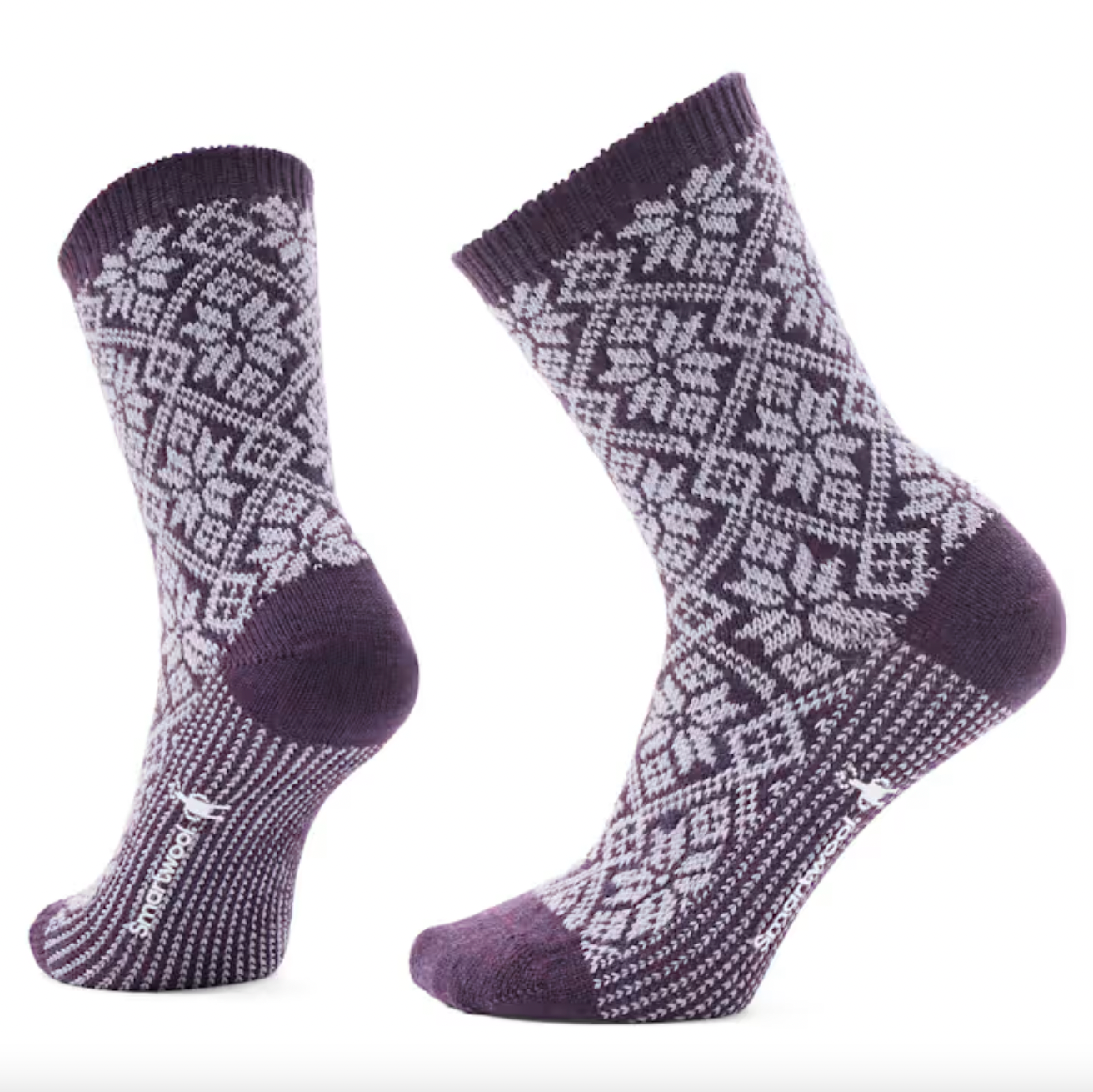 Smartwool - Merino Socks in Purple Snowflake (Medium)