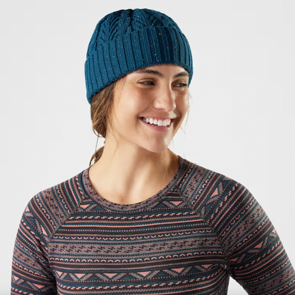 Smartwool - Cable Knit Beanie in Twilight Blue